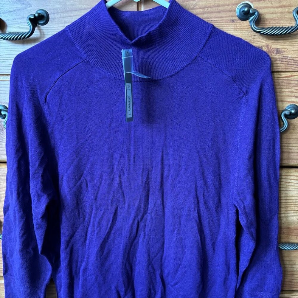 NWT Apt 9 Purple Turtleneck